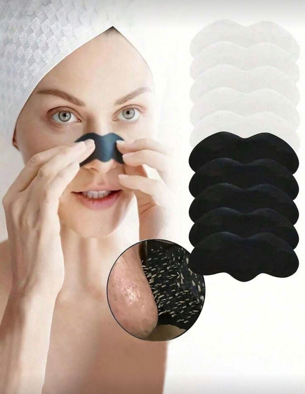 30 Charcoal Nose Strips for Blackheads