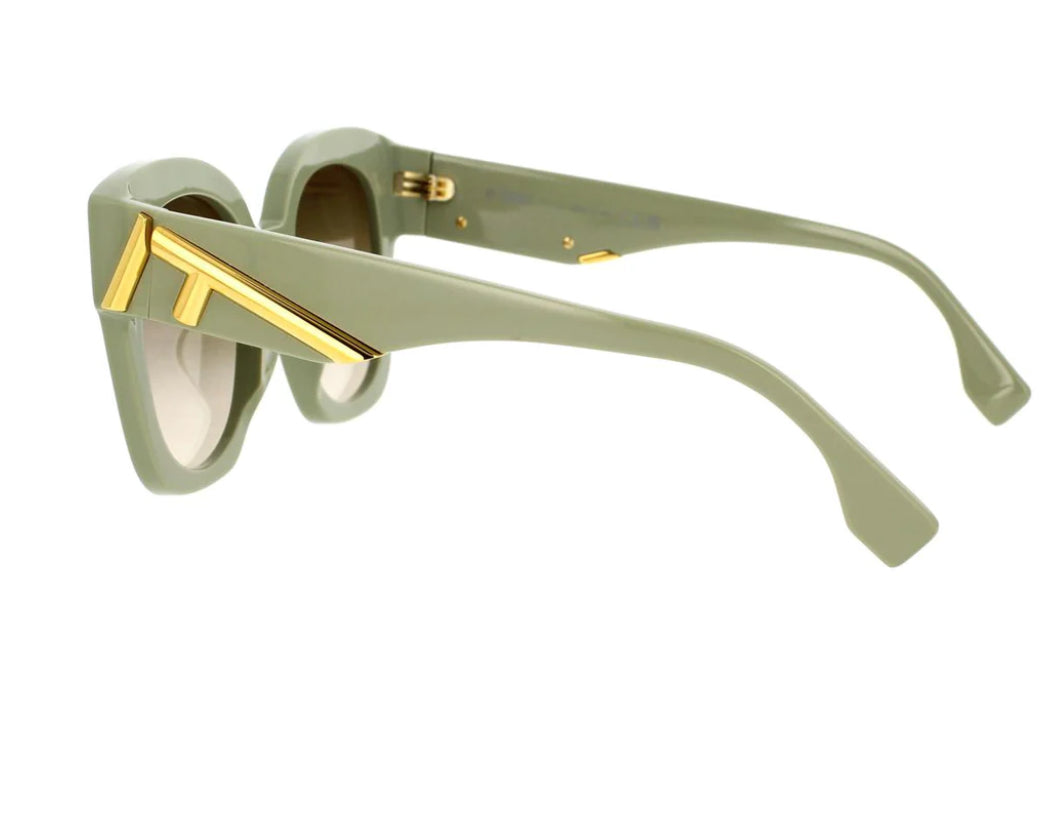 Lunettes de Soleil Forme Audacieuse en Gris Ardoise