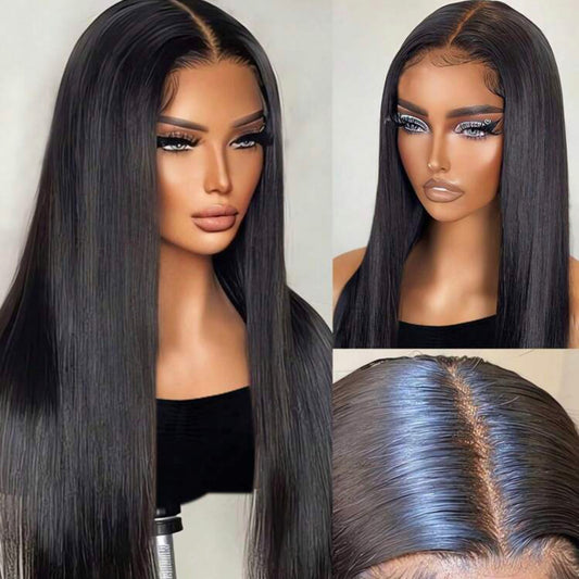 Straight human hair wig / Staight wig
