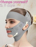 Masque de Lifting Facial & Réducteur Double Menton
 Gris