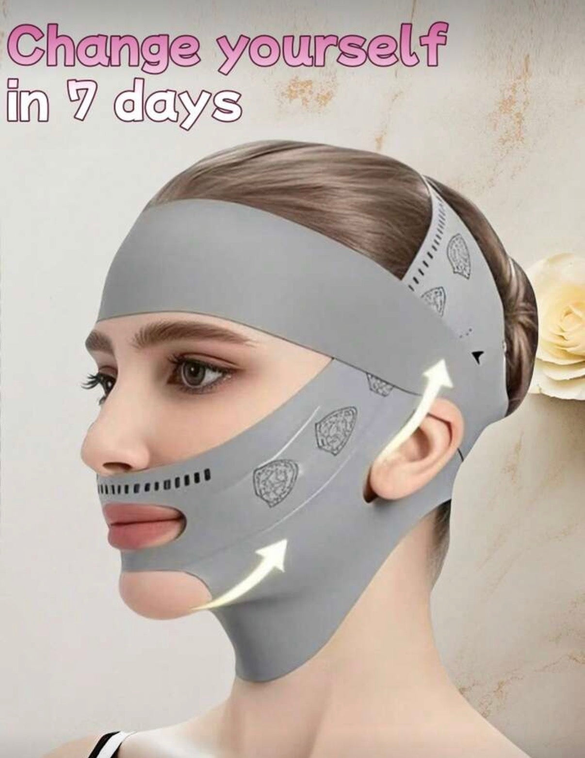 Masque de Sculptage Facial V-Line – Ceinture de Levage et Raffermissement