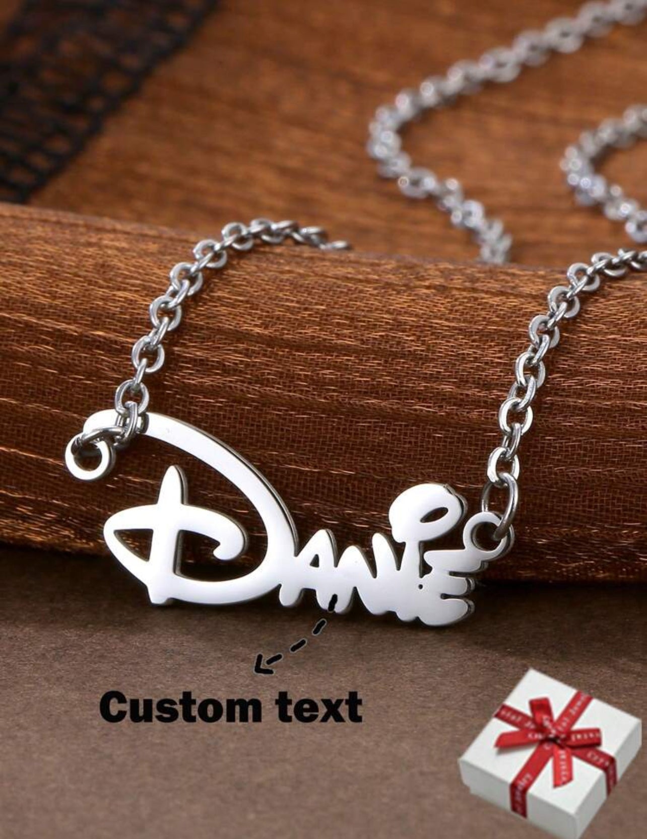 Collier personnalisé en acier inoxydable