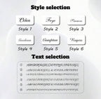 Trousse à cosmétiques avec nom personnalisé