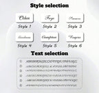 Trousse à cosmétiques avec nom personnalisé