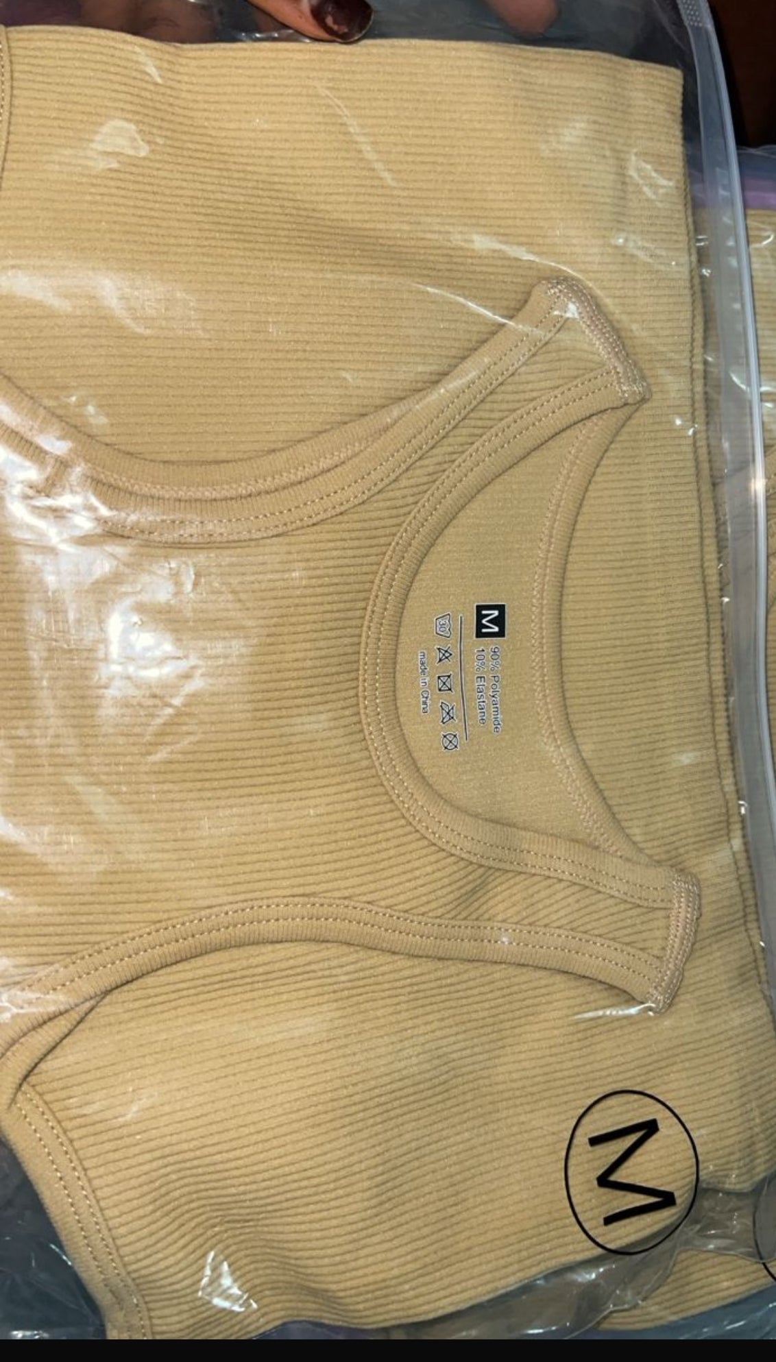 Débardeur côtelé dos nageur