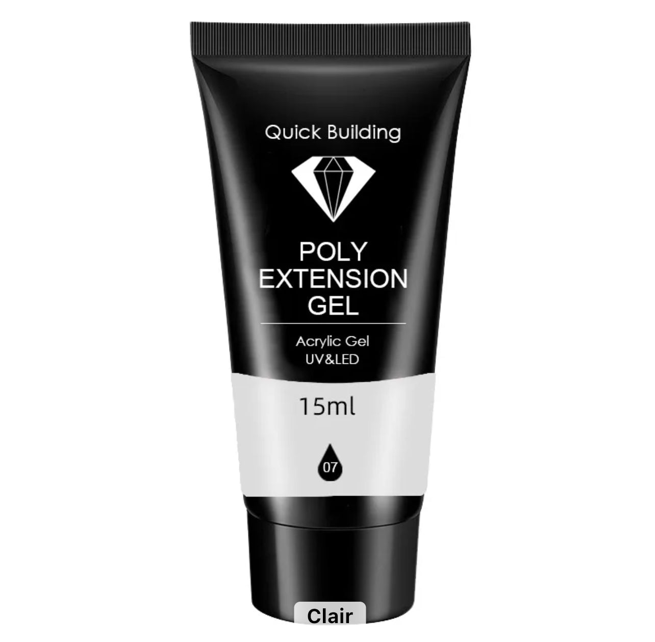Gel Poly Extension – Manucure Professionnelle UV/LED (15 ml)
