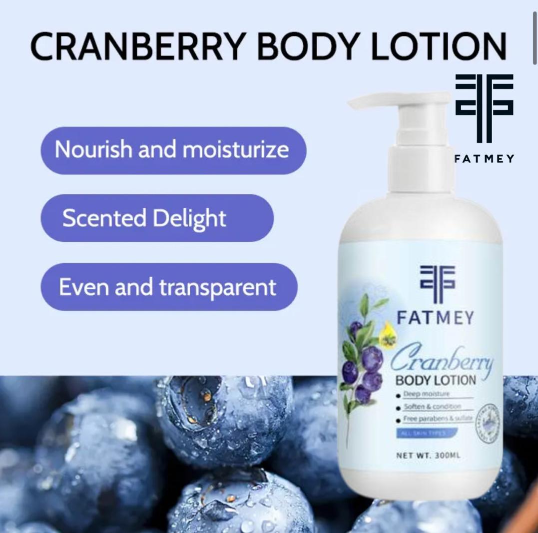 Fatmey Cranberry Body Lotion - Natural Hydration and Softness