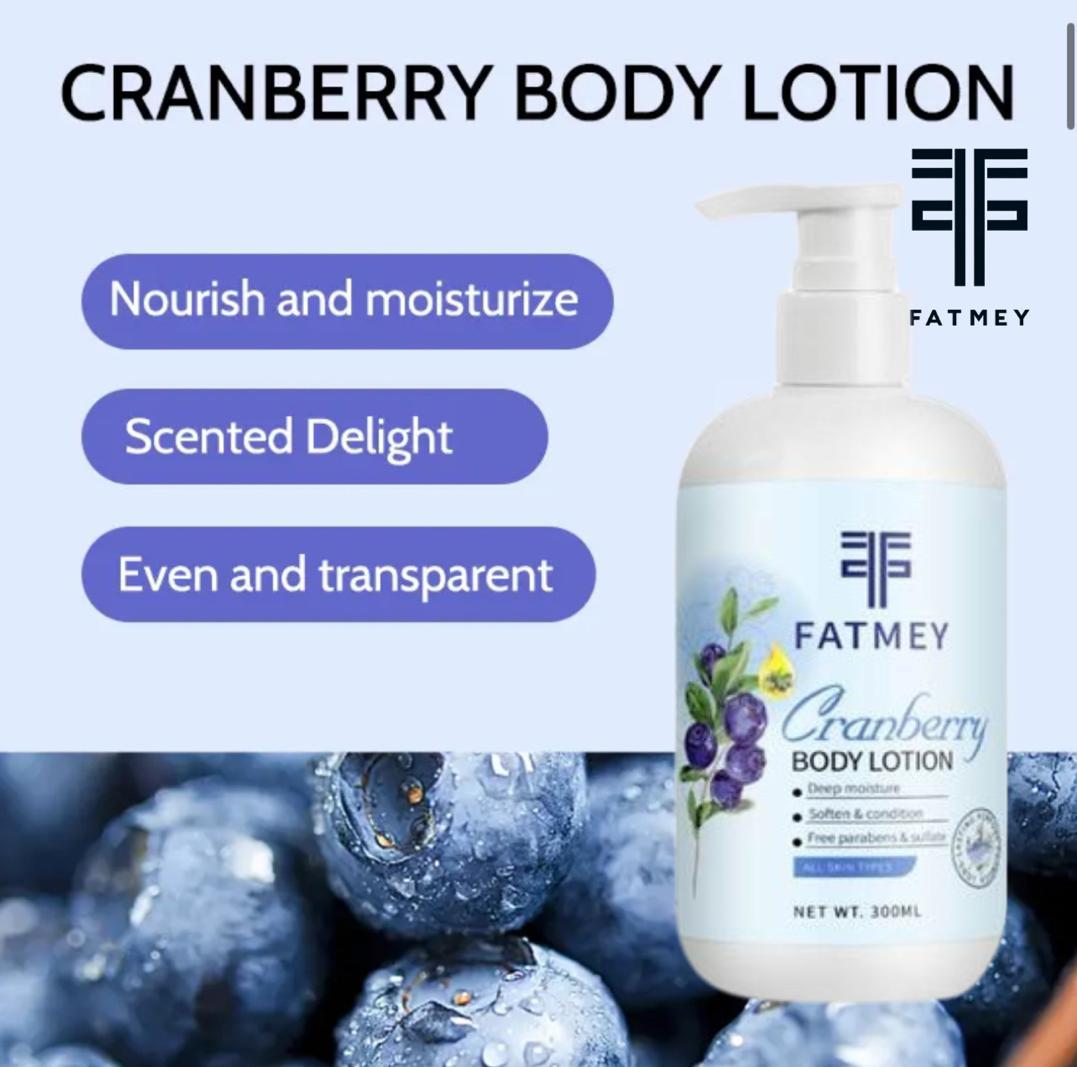 Fatmey Lotion Corporelle Cranberry - Hydratation et Douceur Naturelles