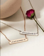 1pc Long Collier Amitié personnalisé