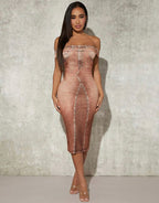 Robe moulante( design jean)