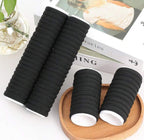 50pcs bandes de cheveux noires