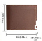 Portefeuille en cuir PU photo et texte personnalisé