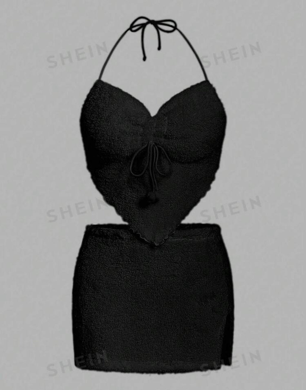 Women's Bustier Top & Bodycon Pencil Skirt Set