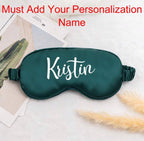 Masque de nuit personnalisé en satin ,masque de sommeil