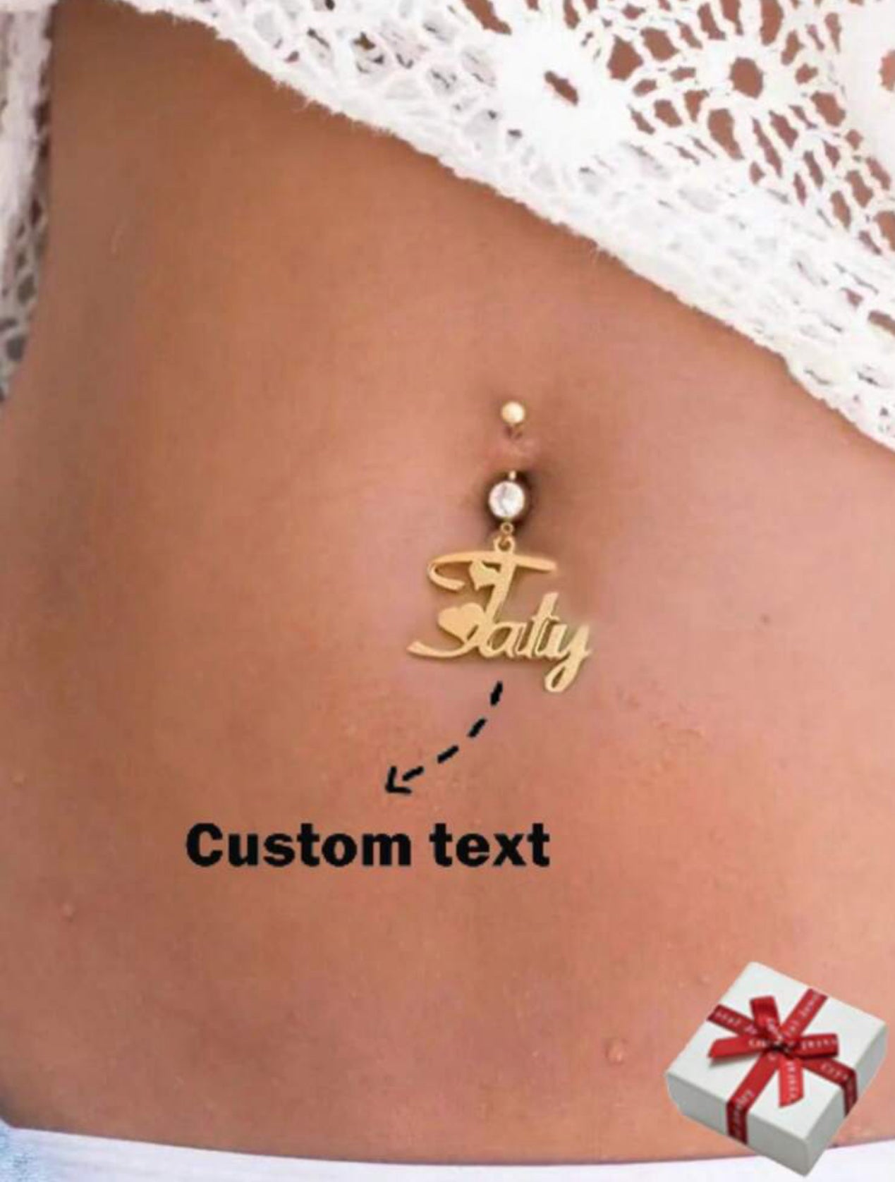 Piercing du nombril personnalisé