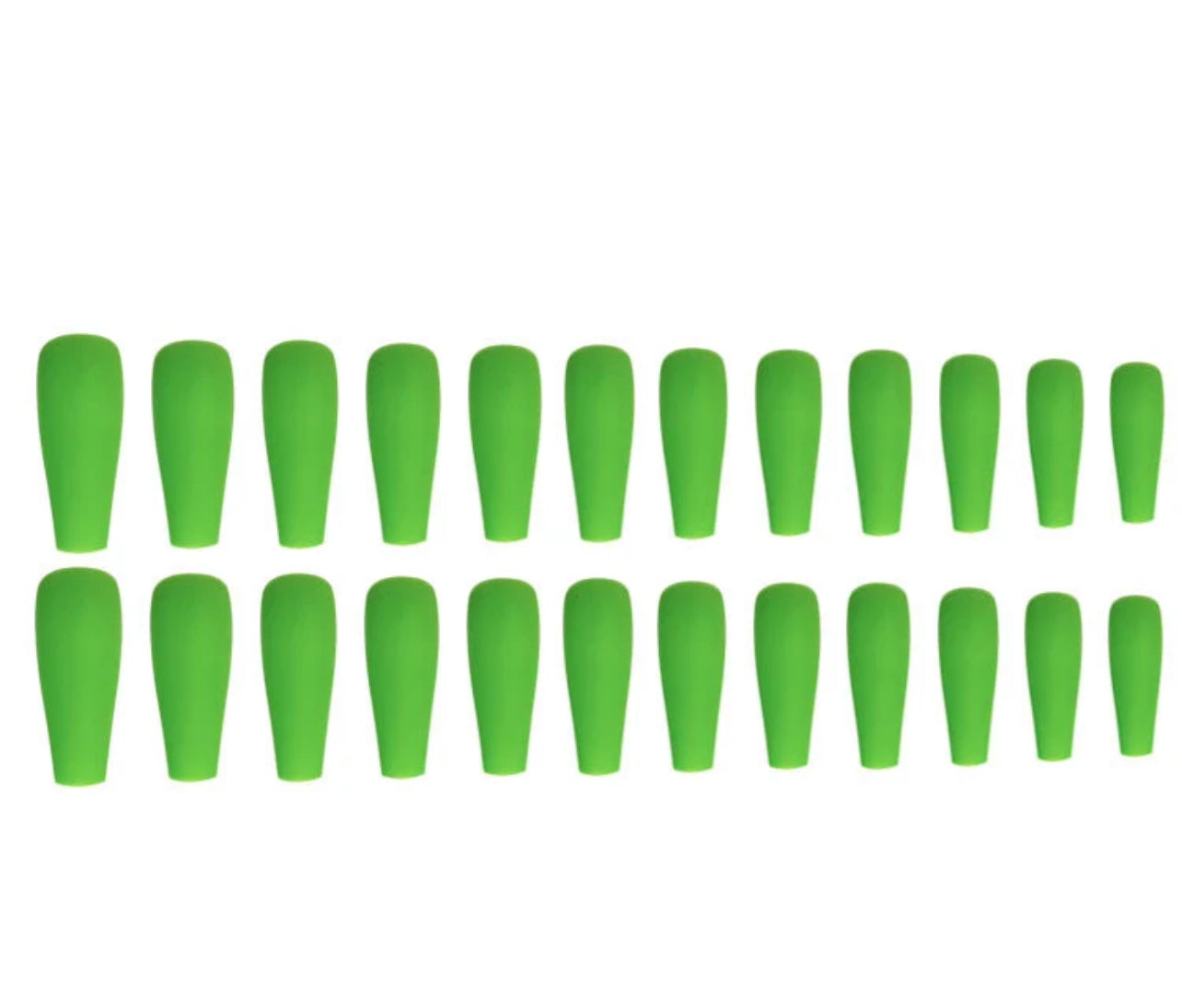 Faux ongles couleur unique