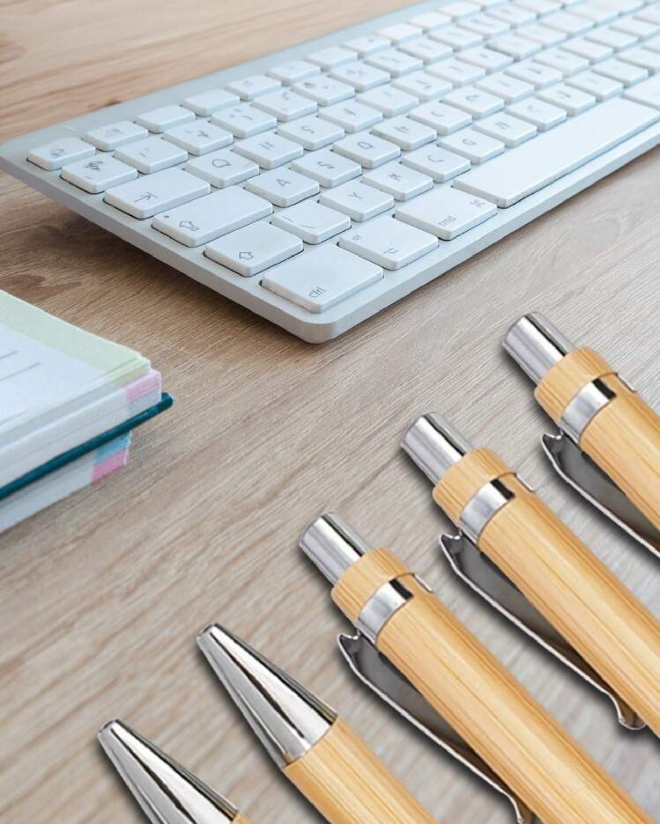 Stylos À Bille En Bambou Personnalisé Avec Stylo Rollerball