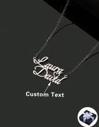 Collier En Acier Inoxydable Personnalisé Avec un Cœur