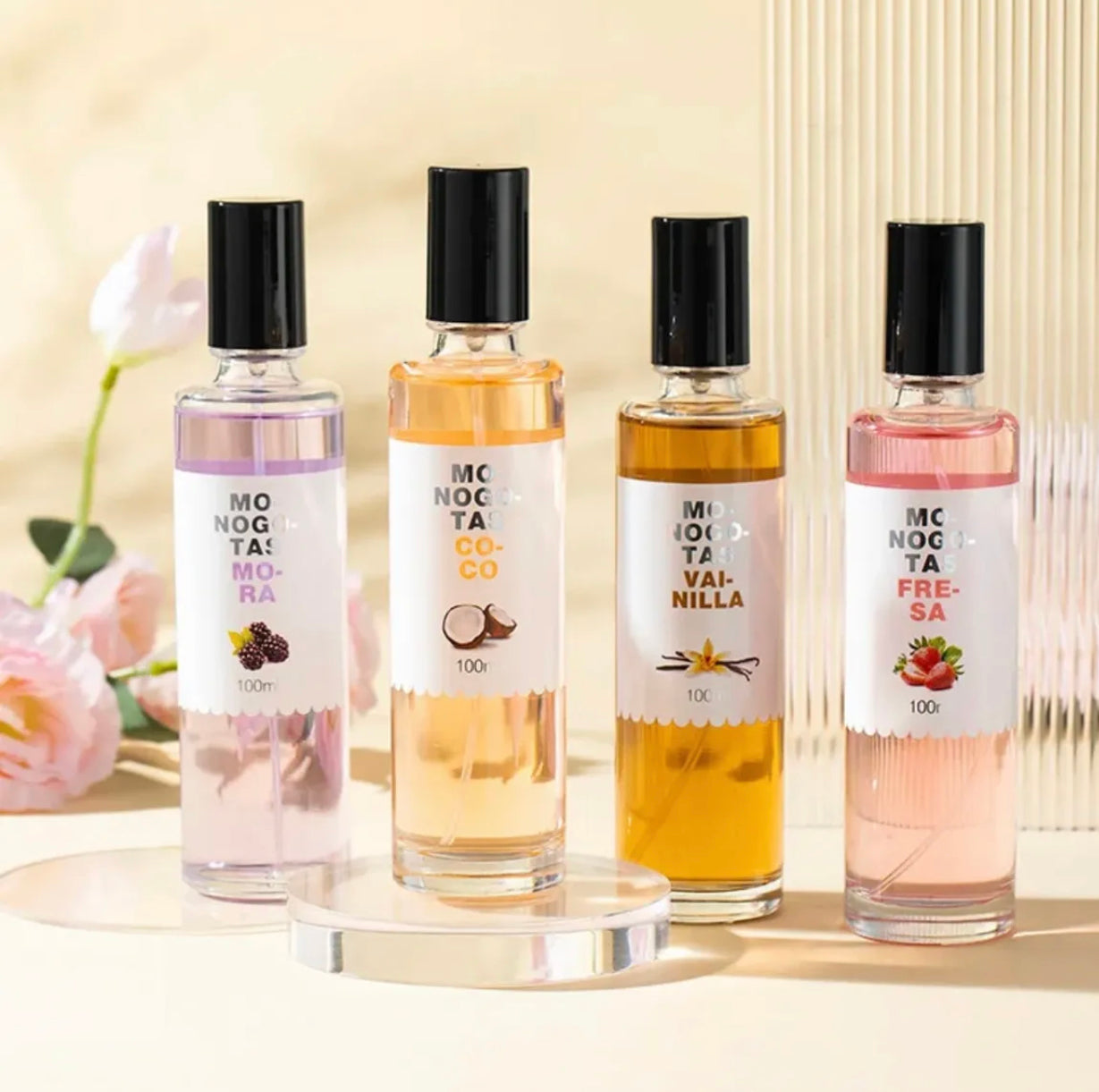 Parfums aux notes fruitées et florales