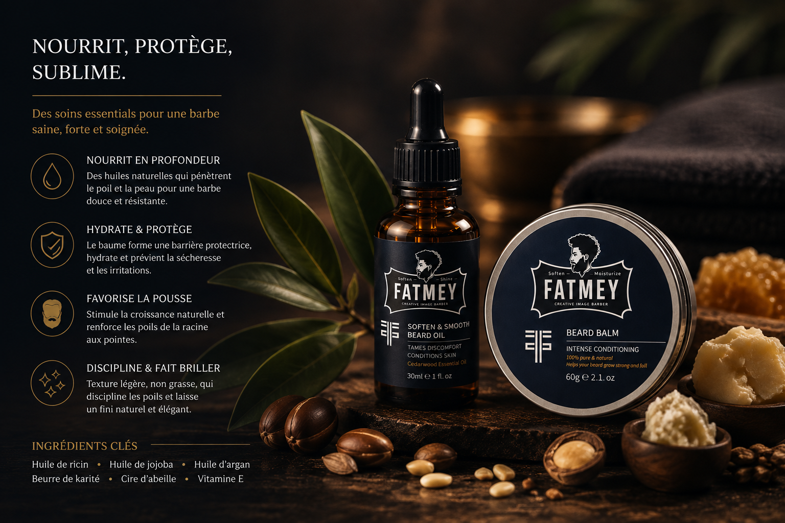 Beard Oil & Balm Duo | FATMEY