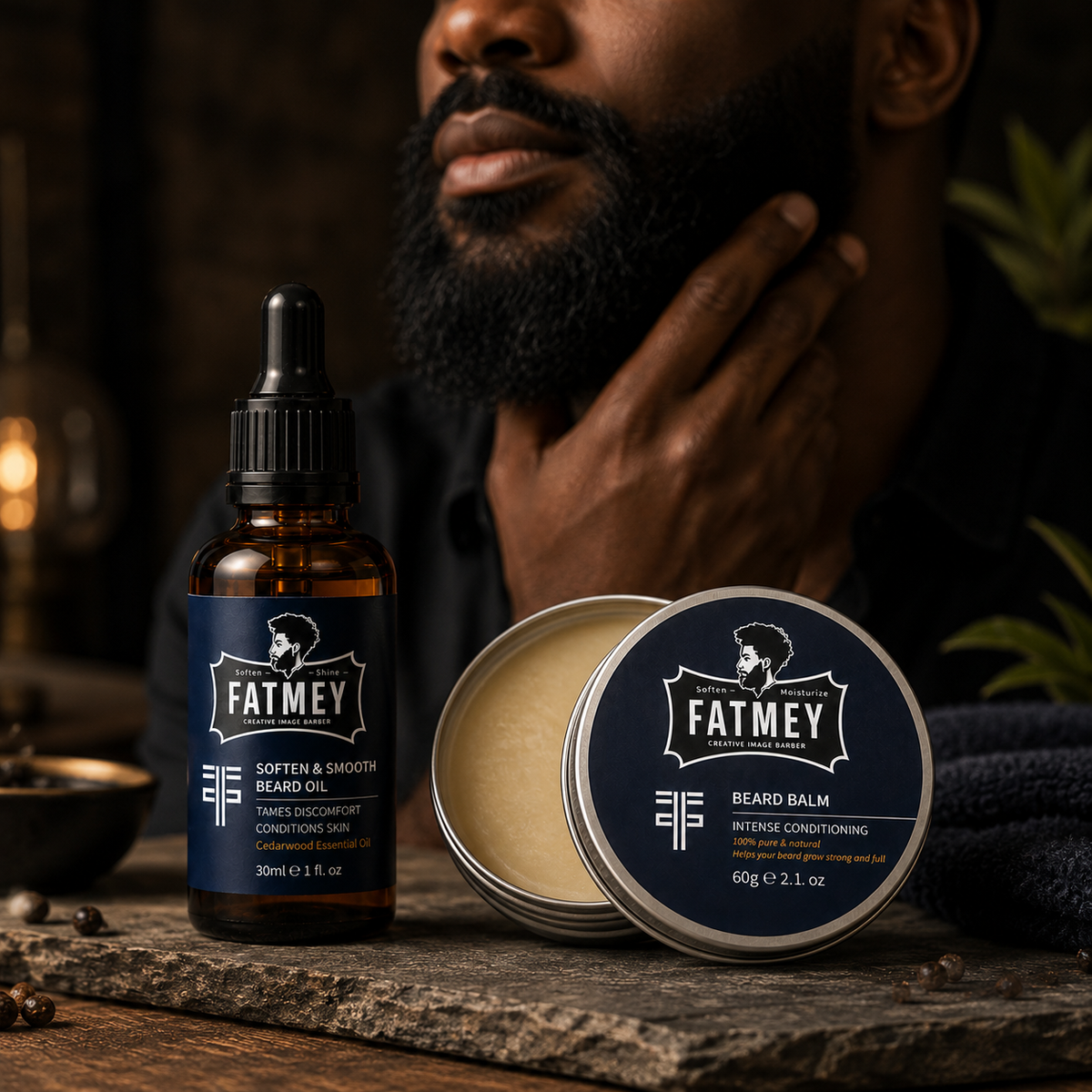 Beard Oil & Balm Duo | FATMEY