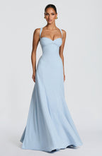 ROBE LONGUE IRIE - BLEU GLACIER