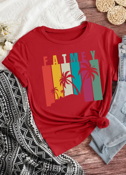 Évasion Tropicale – Collection de T-Shirts Fatmey