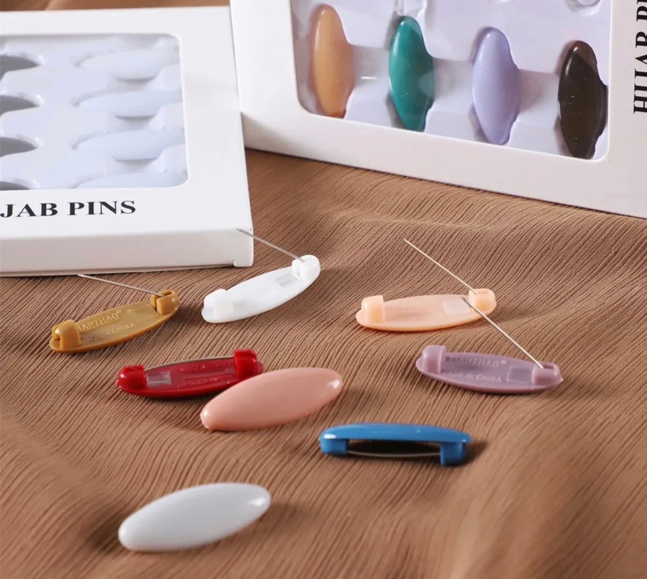 1 boîte Épingles à foulard