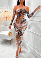 Robe Sexy moulante dos nus avec cordon