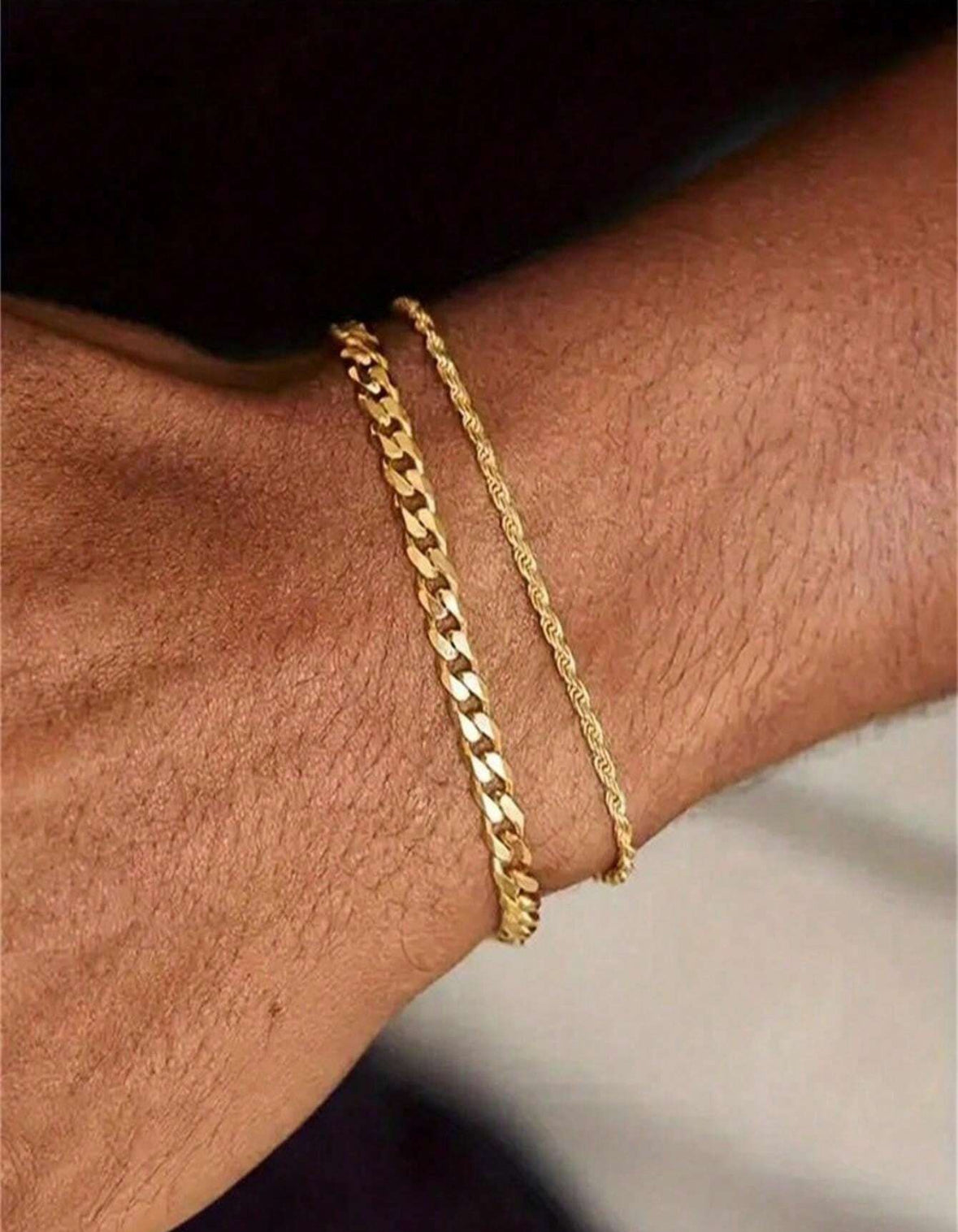 Bracelet Duo Élégance Dorée