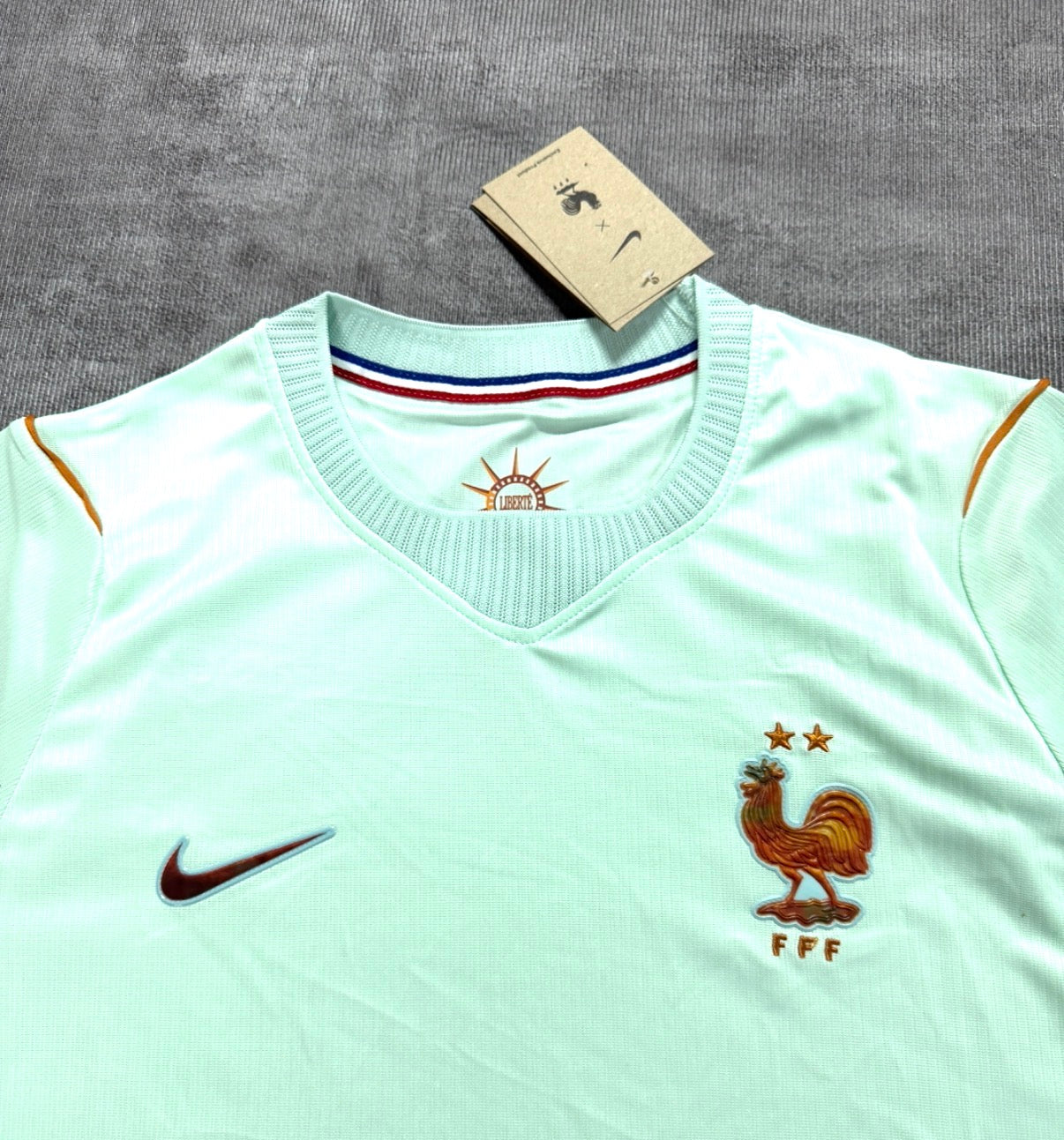 Maillot France Extérieur 2024/2025 - Vert Menthe