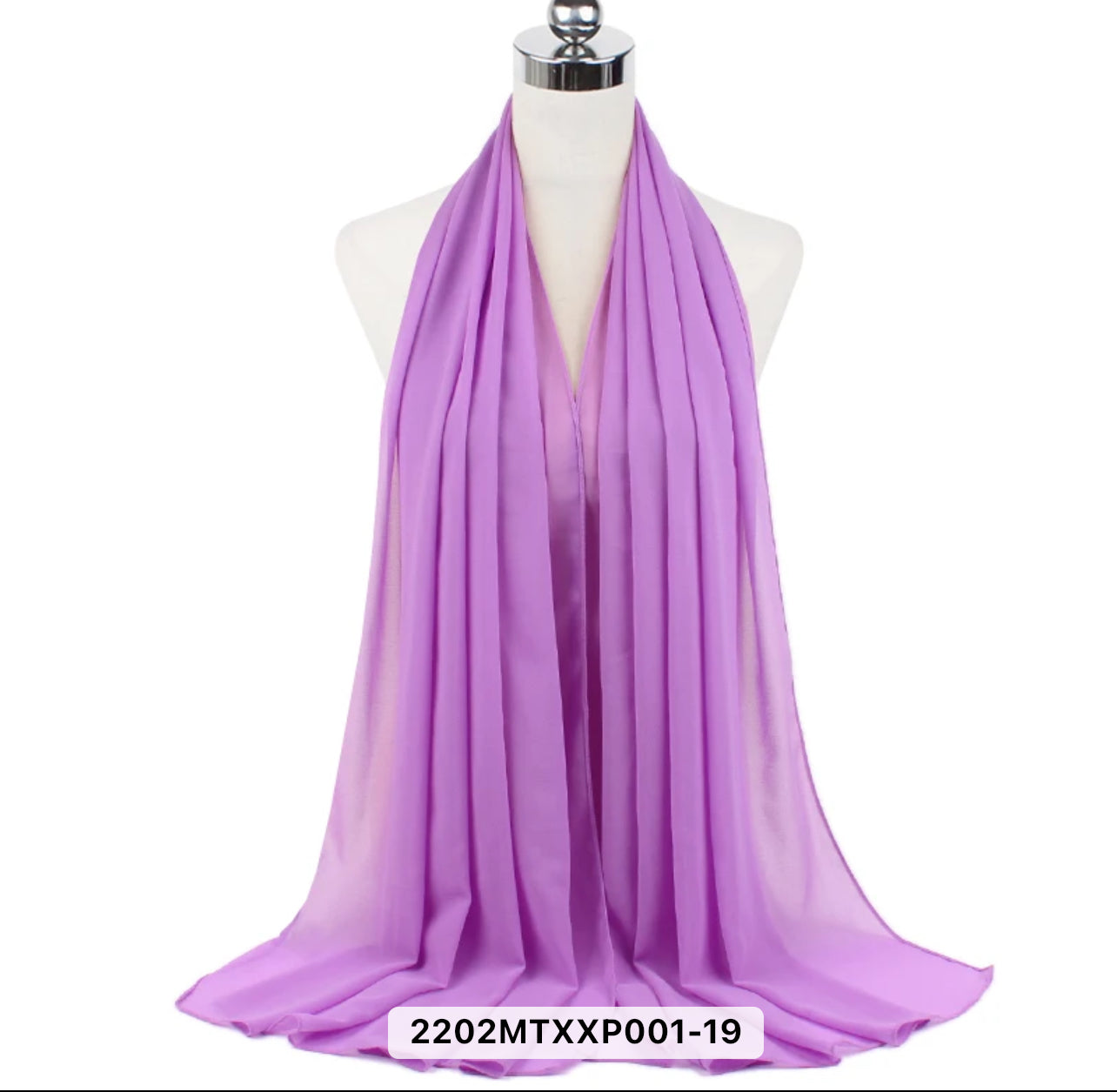 Hijab Mousseline de soie