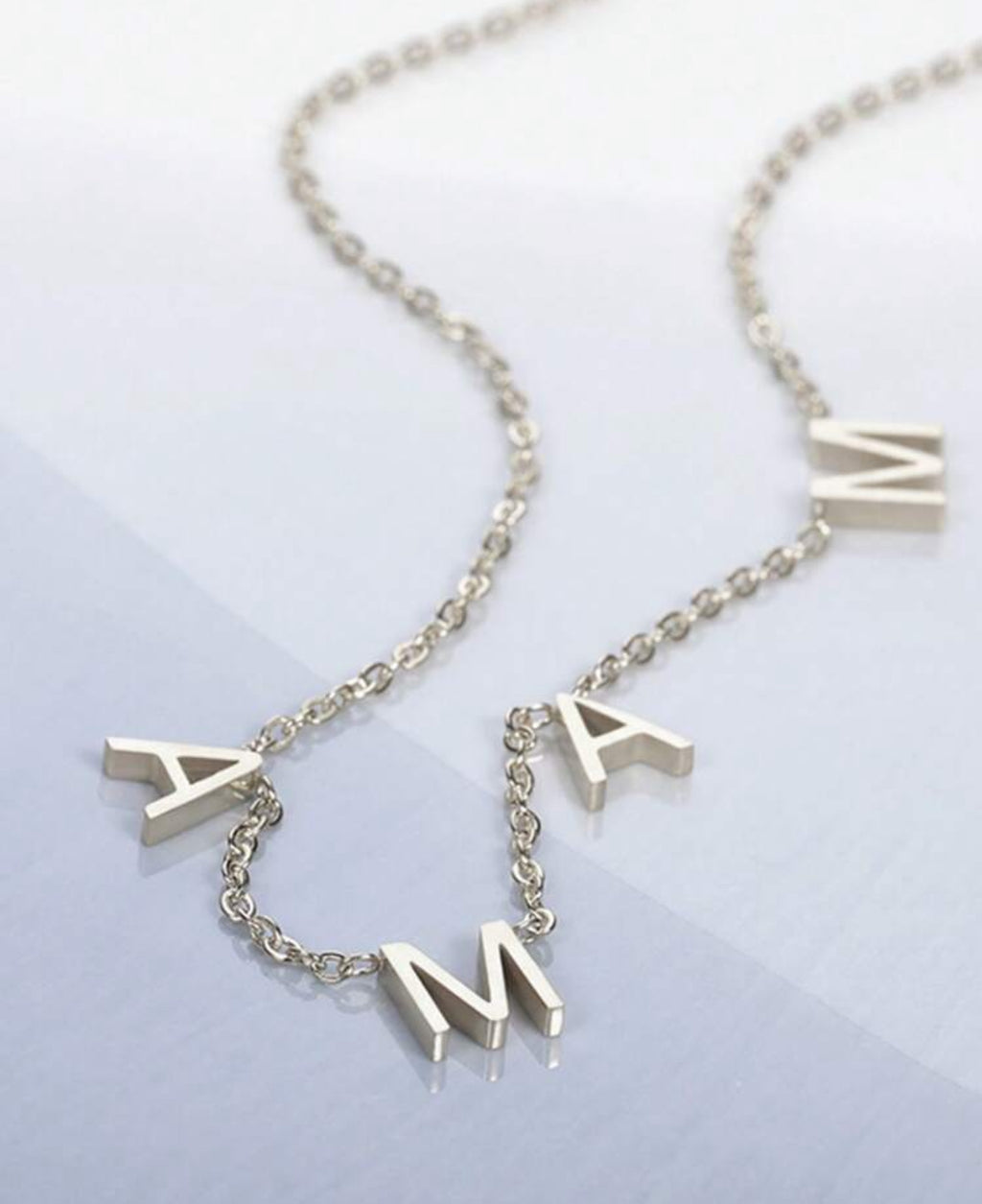 Pendentif Initiale Personnalisé en Acier Inoxydable