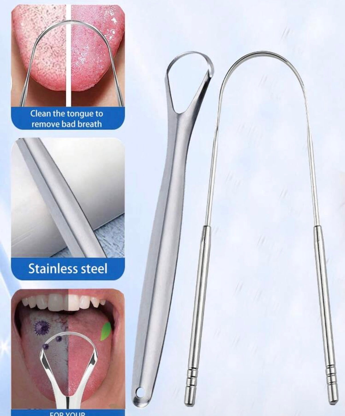 Kit de 2 Nettoyeurs de Langue