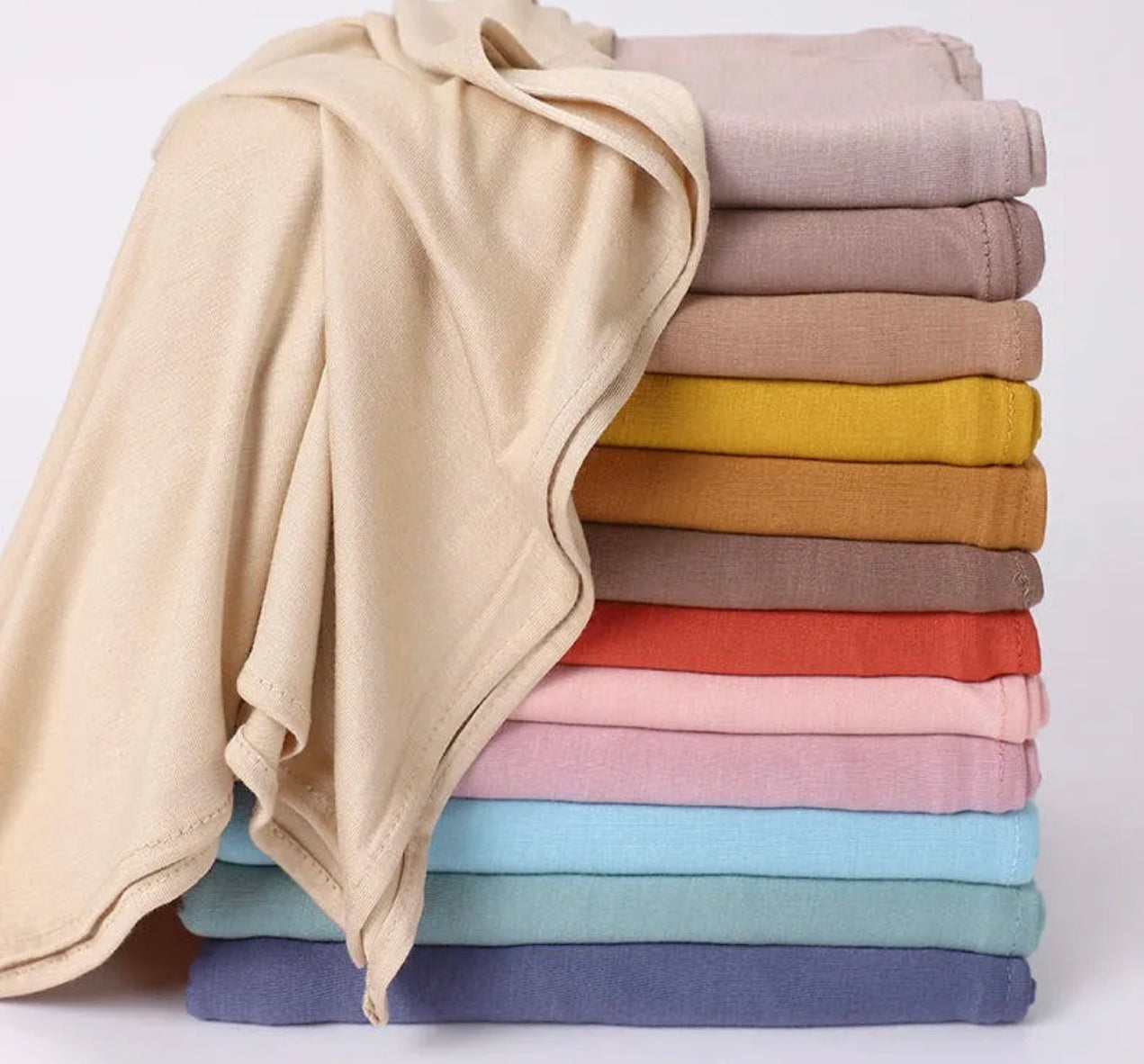 Hijab Jersey Ultra Doux – 24 Couleurs Confort & Élégance