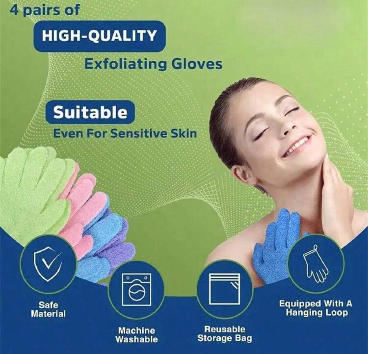 Gants exfoliants