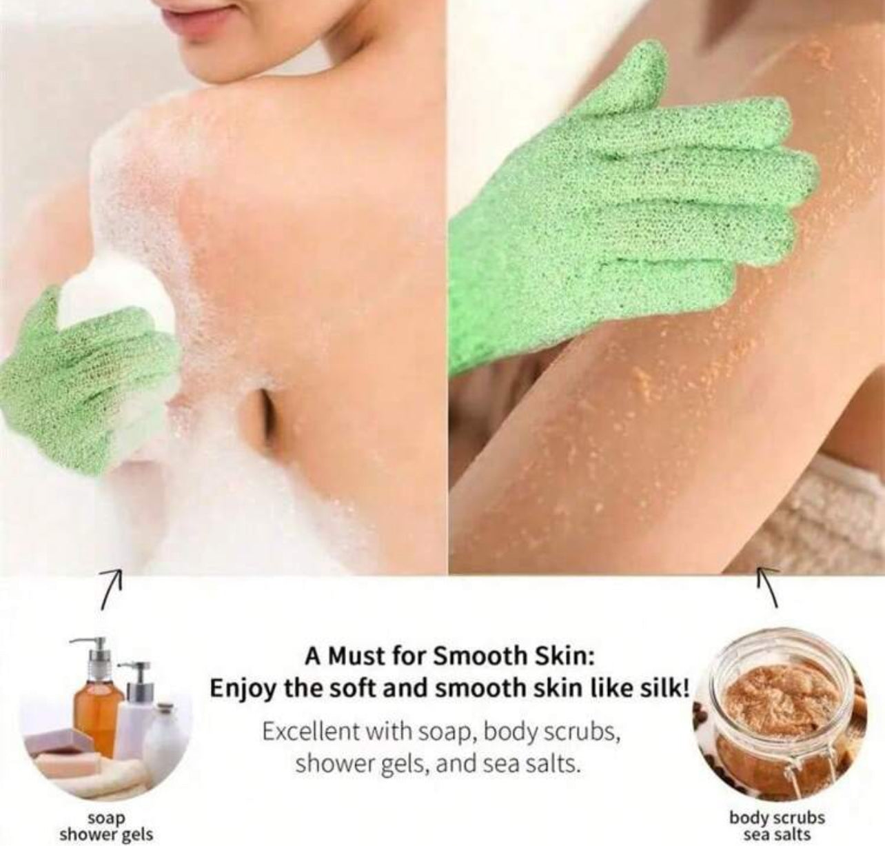 Gants exfoliants