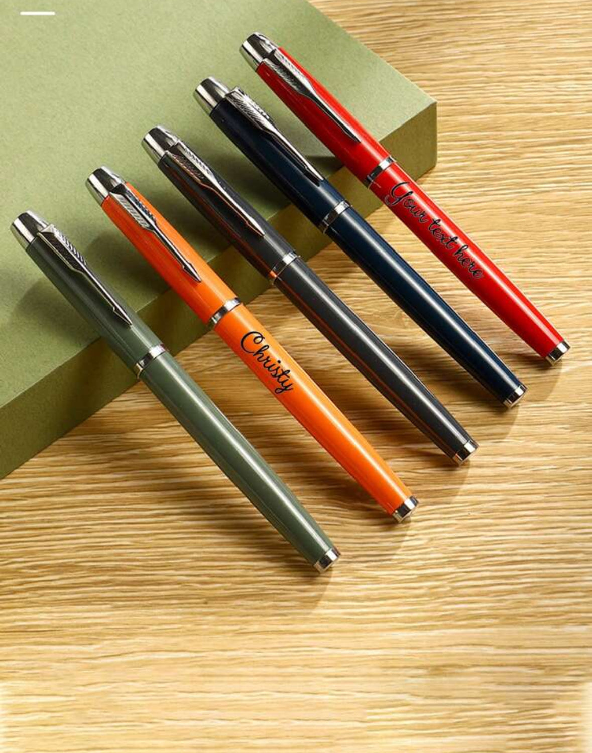 Ensemble cadeau personnalisé de carnet et stylo haut de gamme