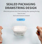 Lingettes nettoyantes pour le visage double couche, pratiques, jetables, épaisses, humides et sèches, pour le visage, 120 pièces/paquet, tampons démaquillants, soins de la peau