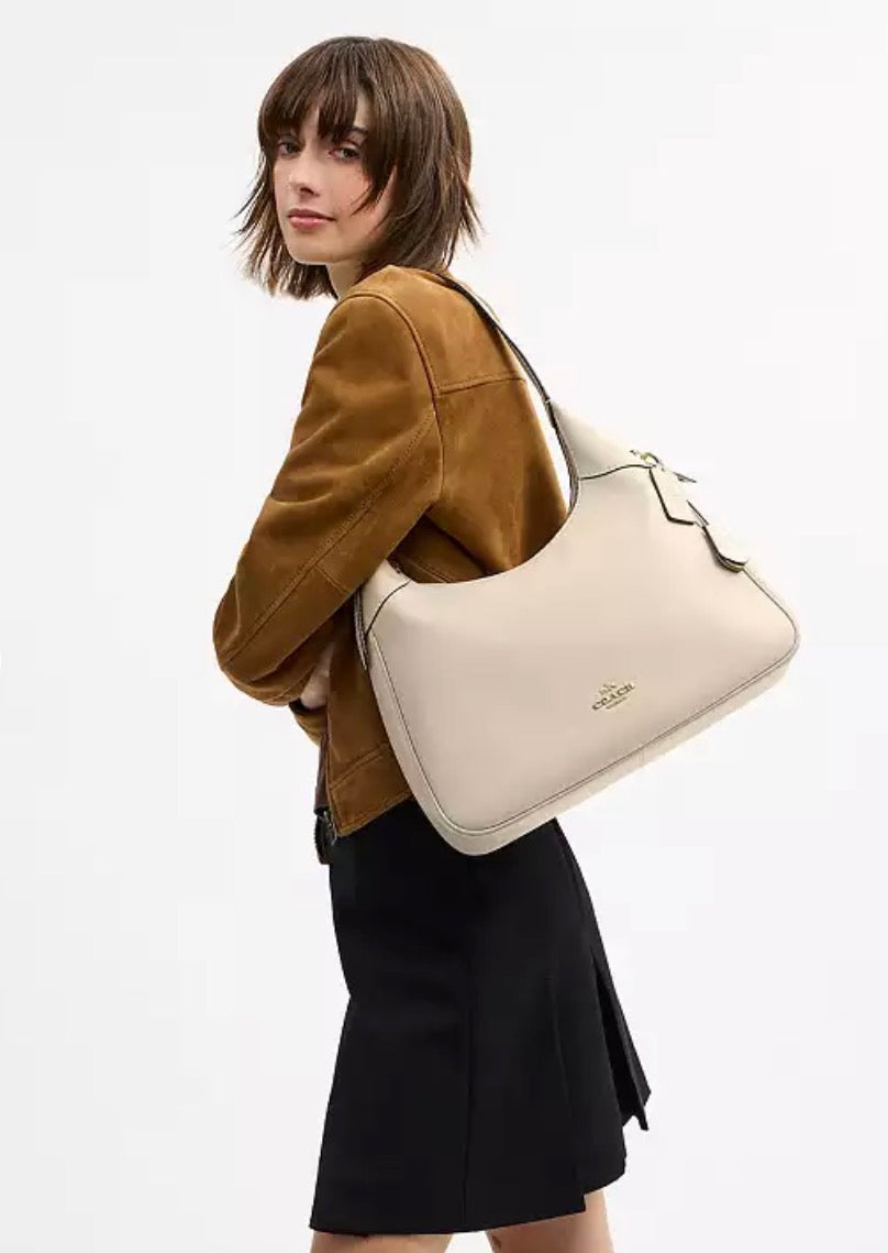 Sac à bandoulière en cuir lisse Coach Ella convertible pour femme