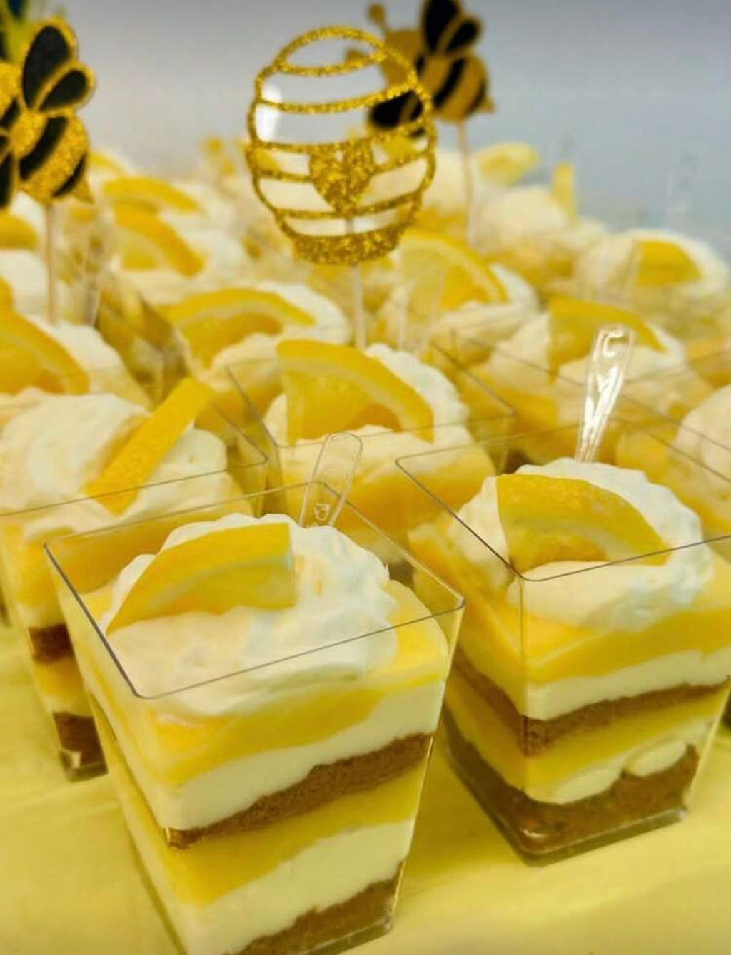 Lot de 80 Verrines Carrées Cristallines avec Couvercles et Cuillères – Format 150ml – Idéal Traiteurs et Événements
