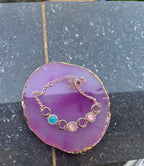 Bracelet fin pour femme colorés