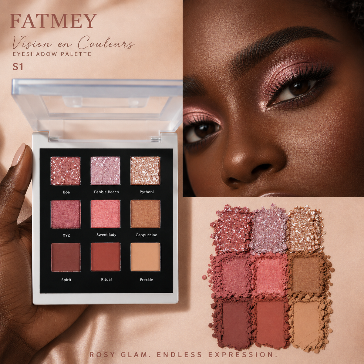 Palette Fards à Paupières Vision en Couleurs | FATMEY