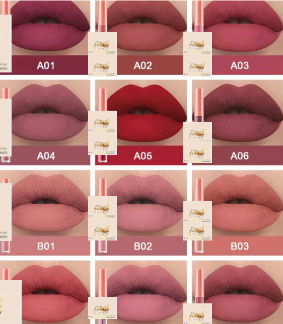 Set of 6 Lipsticks – Assorted Shades