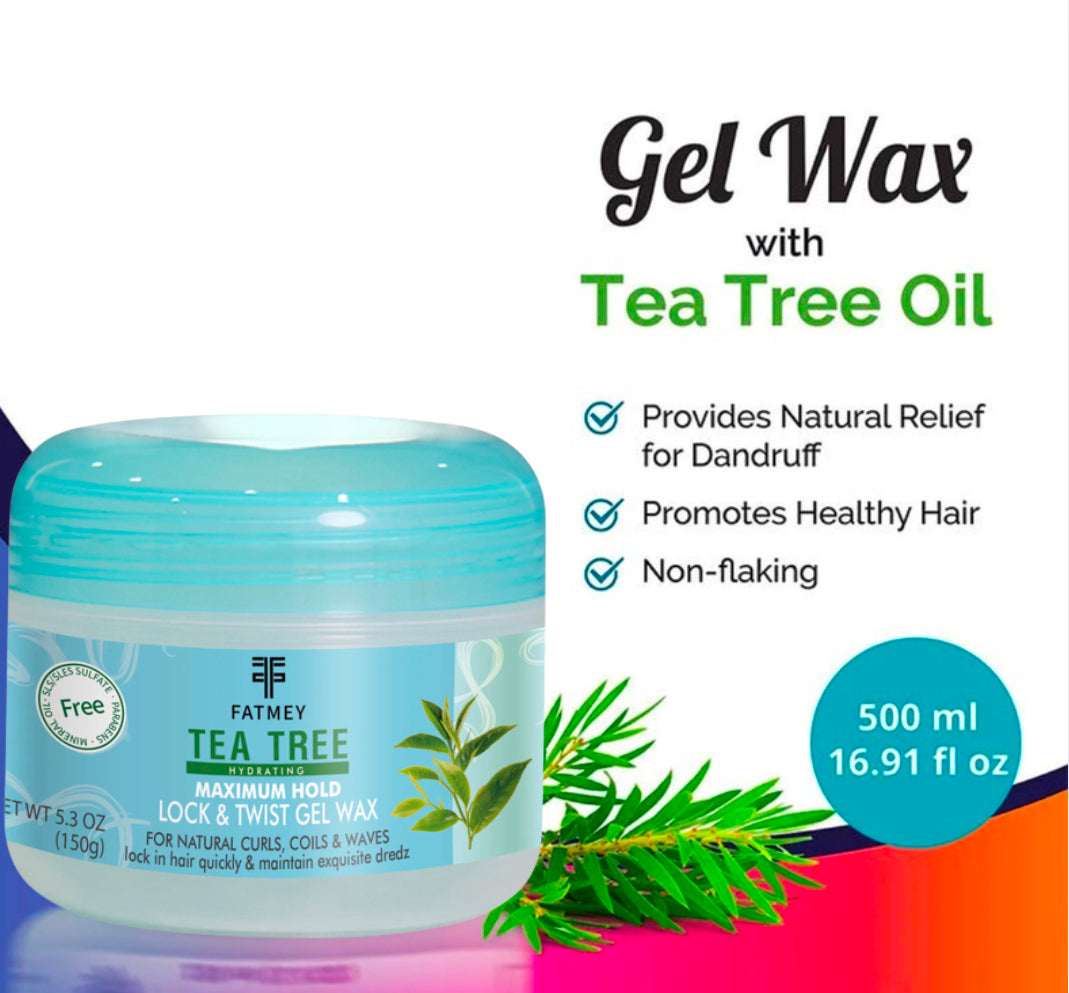 Fatmey Tea Tree Gel Wax - L’Essentiel pour Entretenir et Styliser vos Locks