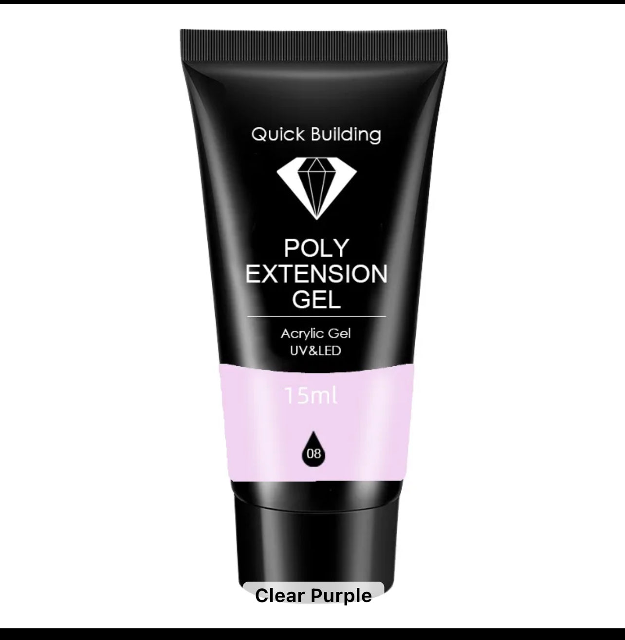 Gel Poly Extension – Manucure Professionnelle UV/LED (15 ml)