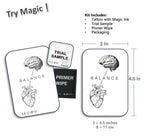 Tatouage Temporaire - Balance Cœur et Esprit