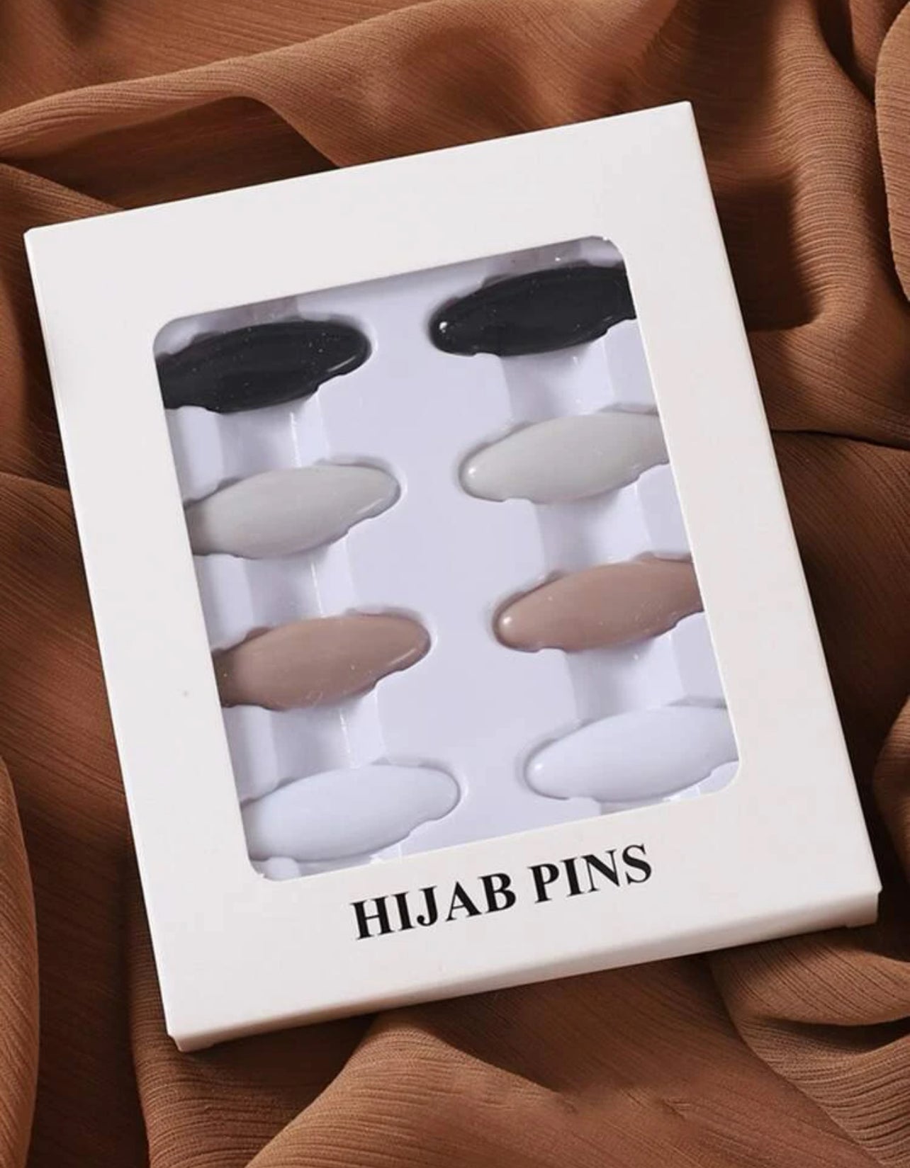1 boîte Épingles à foulard