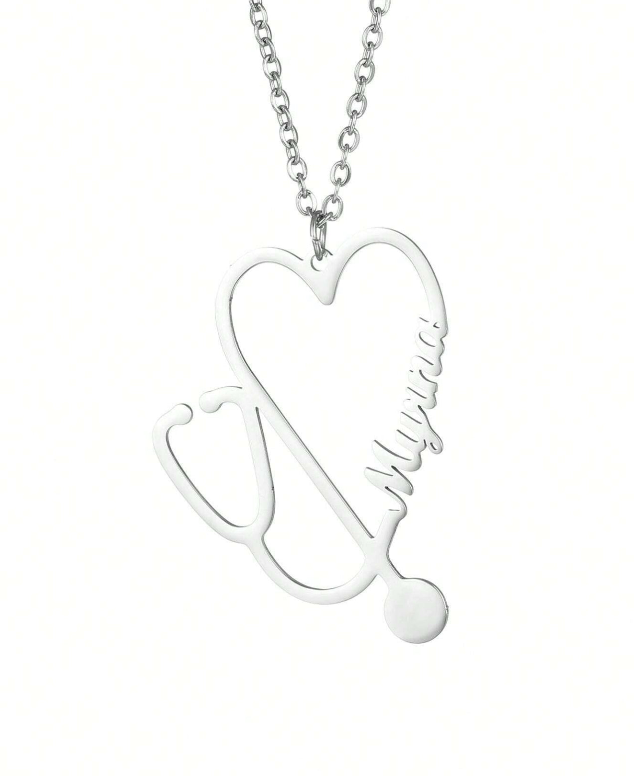 Collier Stéthoscope personnalisé pour femmes Collier personnalisé