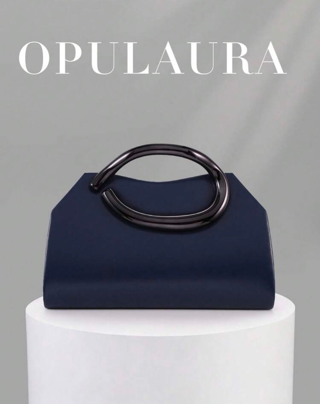Sac de soirée élégant OpulAura – Pochette de luxe avec poignée métallique